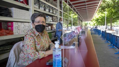 Fotos de la Tómbola de Pamplona que permanecerá abierta hasta el 4 de julio con una nueva estructura, limitación de aforo y un recorrido unidireccional