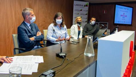 Pello Baiona, María Luisa Algea, Noemí Osés y Nicolás Ulibarri.