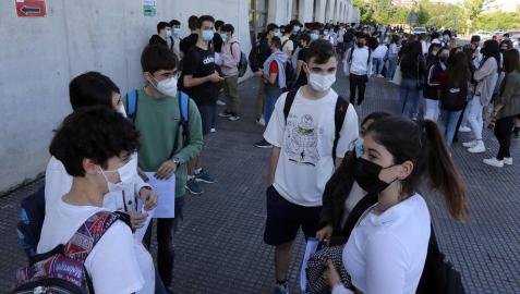 EvAU 2021 en la Universidad Pública de Navarra (UPNA) Casi 3.900 alumnos convocados en los campus universitarios de Pamplona y Tudela.
