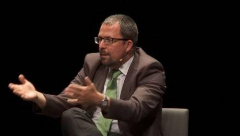 El secretario general de Industria y de la Pequeña y Mediana Empresa, Raül Blanco, en la jornada 'Navarra es industria'.