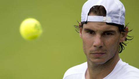 Rafa Nadal, en la edición de Wimbledon de 2012