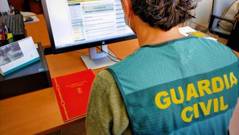 Un agente de la Guardia Civil.