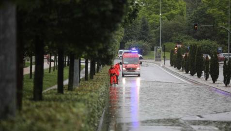 Las precipitaciones han llegado a Pamplona este jueves dejando unos 20 litros por metro cuadrado en la capital.