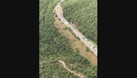 Dos muertos en un accidente de tráfico múltiple en el municipio de Bassella