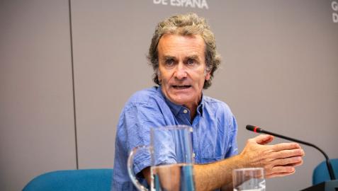 Fernando Simón, en su comparecencia de este lunes.