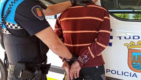 Imagen de archivo de una detención en Tudela.