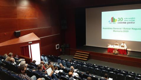 Asamblea de Cederna Garalur en la que se presentaron los proyectos para impulsar el emprendimiento en la Montaña de Navarra