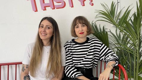 Bidane y Zuriñe Lafón, copropietarias de Veggie Studio