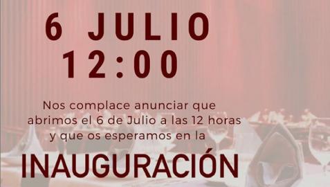 La Trastienda del Colmado Publicación en Instagram del anuncio de la inauguración