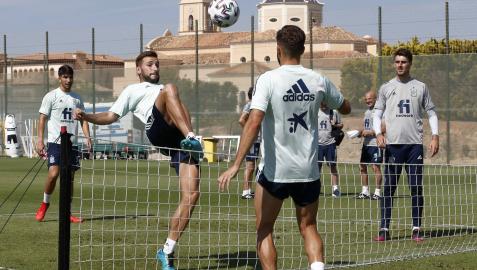 Moncayola, ayer en Benidorm con la selección olímpica.
