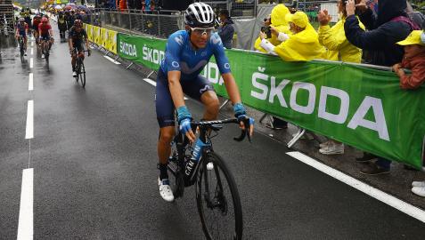 Enric Mas, en la llegada de Oyonnax to Le Grand-Bornand