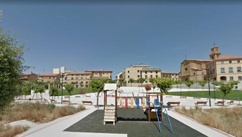 Plaza Virgen de la Asunción, en Murchante.