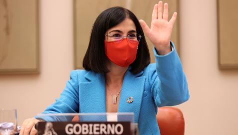 La ministra de Sanidad, Carolina Darias
