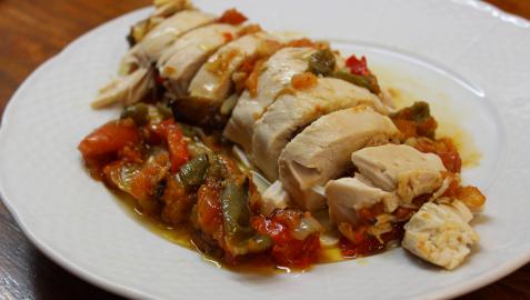 Las verduritas son una rica guarnición para el pollo