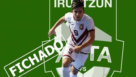 Imagen del anuncio del fichaje de Carlos Vento por Osasuna Magna publicado en las redes del club