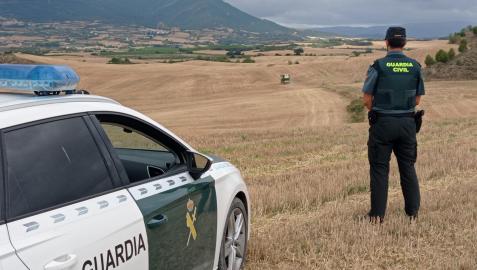 Imagen de la Guardia Civil de Olite