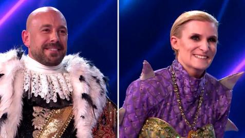 Pepe Reina y María Zurita en 'Mask Singer 2: España'