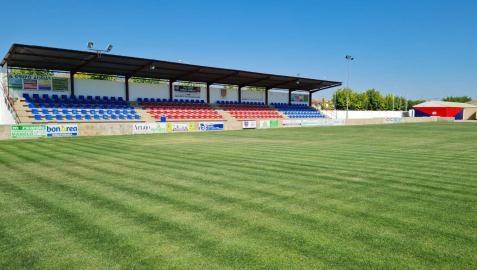 El campo de San Bartolomé de Ribaforada, el pasado lunes