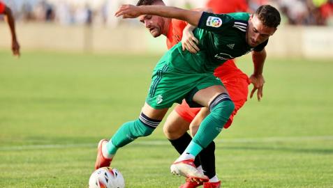 Amistoso en Ribaforada entre el C.A. Osasuna y la S.D. Huesca
