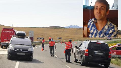 Lugar del accidente y fotografía, arriba a la derecha, de David Arzoz Labat.