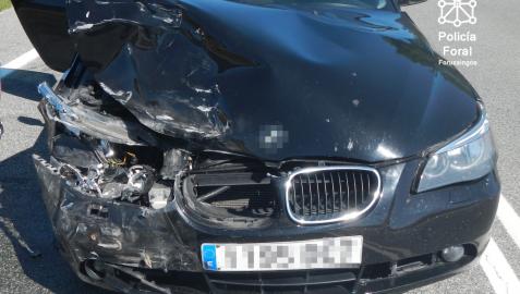 Uno de los accidentes ocurridos durante el fin de semana