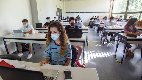 Estudiantes, en la UPNA