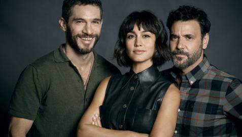 Michel Noher, Megan Montaner y Miquel Fernández