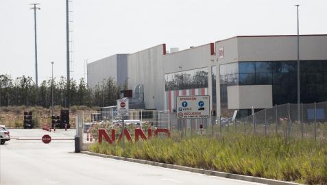 Imagen de la entrada a las instalaciones de la empresa Nano Automotive de Tudela