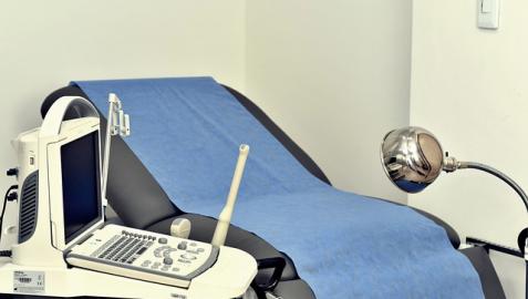 Imagen de una sala de consulta Consulta del ginecólogo