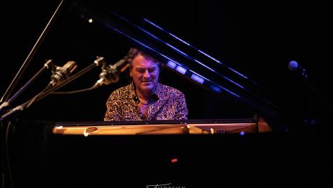 David Dorantes, durante un concierto. El pianista, que ya había actuado en Pamplona dentro del Festival Flamenco On Fire, presentará Identidad en la Sala de Cámara de Baluarte