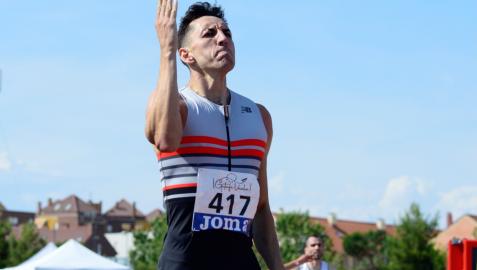 Sergio Fernández, el pasado 25 de junio, cuando se proclamó campeón de España por séptima vez y logró refrendar su billete olímpico