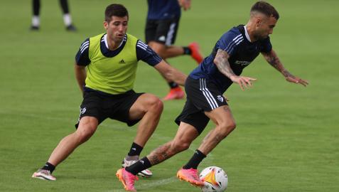 Entrenamiento de Osasuna en Tajonar