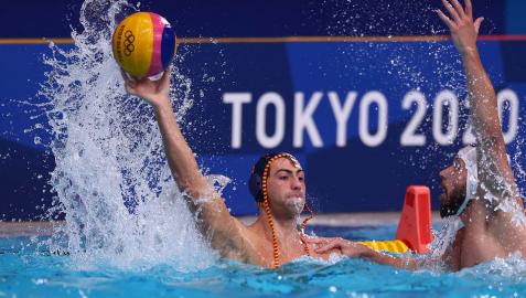 El navarro Alberto Munárriz, en el partido ante Serbia