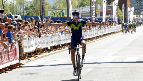 El ciclista Gorka Izaguirre ya estuvo en el equipo Movistar entre 2014 y 2017, año en que ganó la edición número 63 de la Clásica de Primavera de Amorebieta