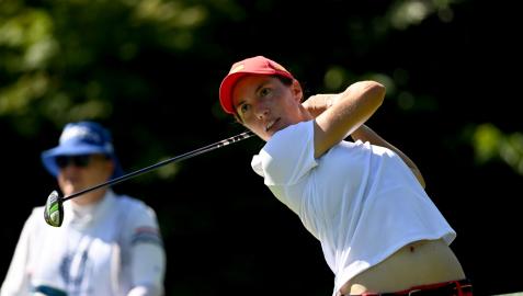 Carlota Ciganda firmó un 73 (+2)