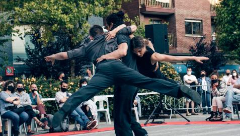 La compañía de danza Qabalum, durante una actuación.