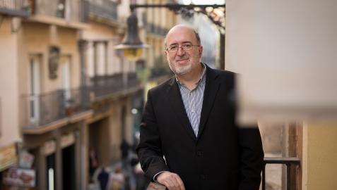 Carlos Albillo, genente de la Asociación de Comerciantes del Casco Antiguo de Pamplona