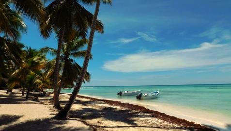 Una de las playas de Punta Cana, en República Dominicana