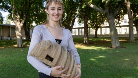 Aintzane Huarte, graduada en Diseño de la Universidad de Navarra