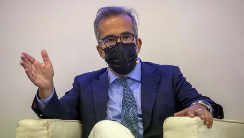 Paulo Rangel, este martes en Pamplona