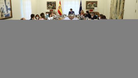 El presidente del Gobierno, Pedro Sánchez, preside el primer Consejo de Ministros tras el parón estival El presidente del Gobierno, Pedro Sánchez, preside el primer Consejo de Ministros tras el parón estival