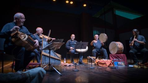 Desde la izquierda, José Manuel Vaquero, César Carazo, Alberto Barea, Álvaro Garrido e Ignacio Gil