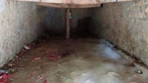 larrainzar Botellódromo desmantelado en un borda de Larrainzar