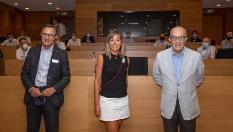 Carmelo Ezpeleta, Elena Alemán y Juan Carlos Franquet