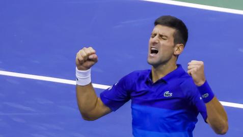 US Open Tennis Champi (32923602) Novak Djokovic, tras vencer en la semifinal a Alexander Zverev