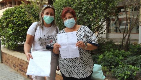 De izda. a dcha.: Tania Floristán Corral y Ana Mª Pérez Vera.