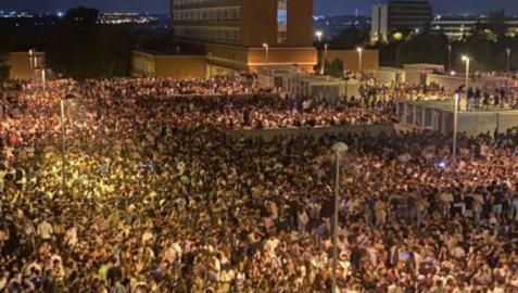 Miles de jóvenes se congregaron en Ciudad Universitario