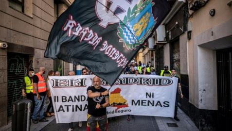 Manifestación neonazi en Chueca