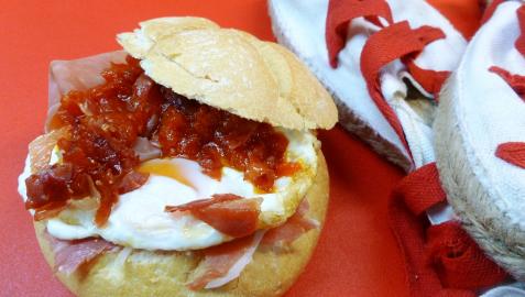 Estoy viendo que puede ser el bocata top de estos Sanfermines próximos.