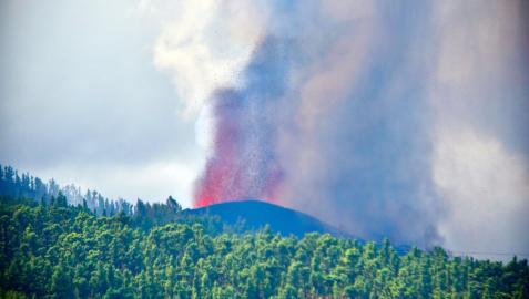 Fotos de la erupción del volcán Cumbre Vieja de La Palma.